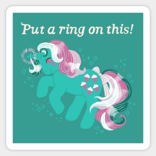 Put a ring on this! Sticker